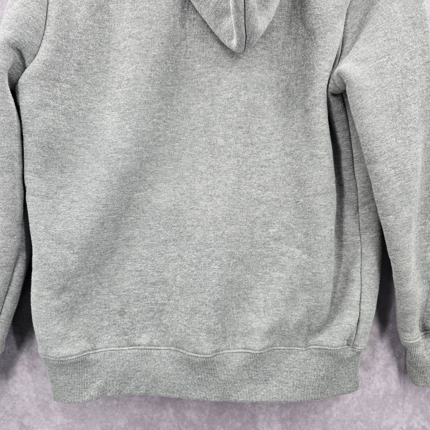 162. Forever 21 Gray Long Sleeve Cotton Sherpa Zip Up Hoodie Small