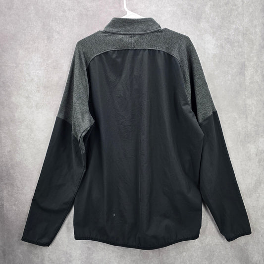 168. Under Armour Gray Zip Jacket Pullover Long Sleeve Men's Extra Large XL