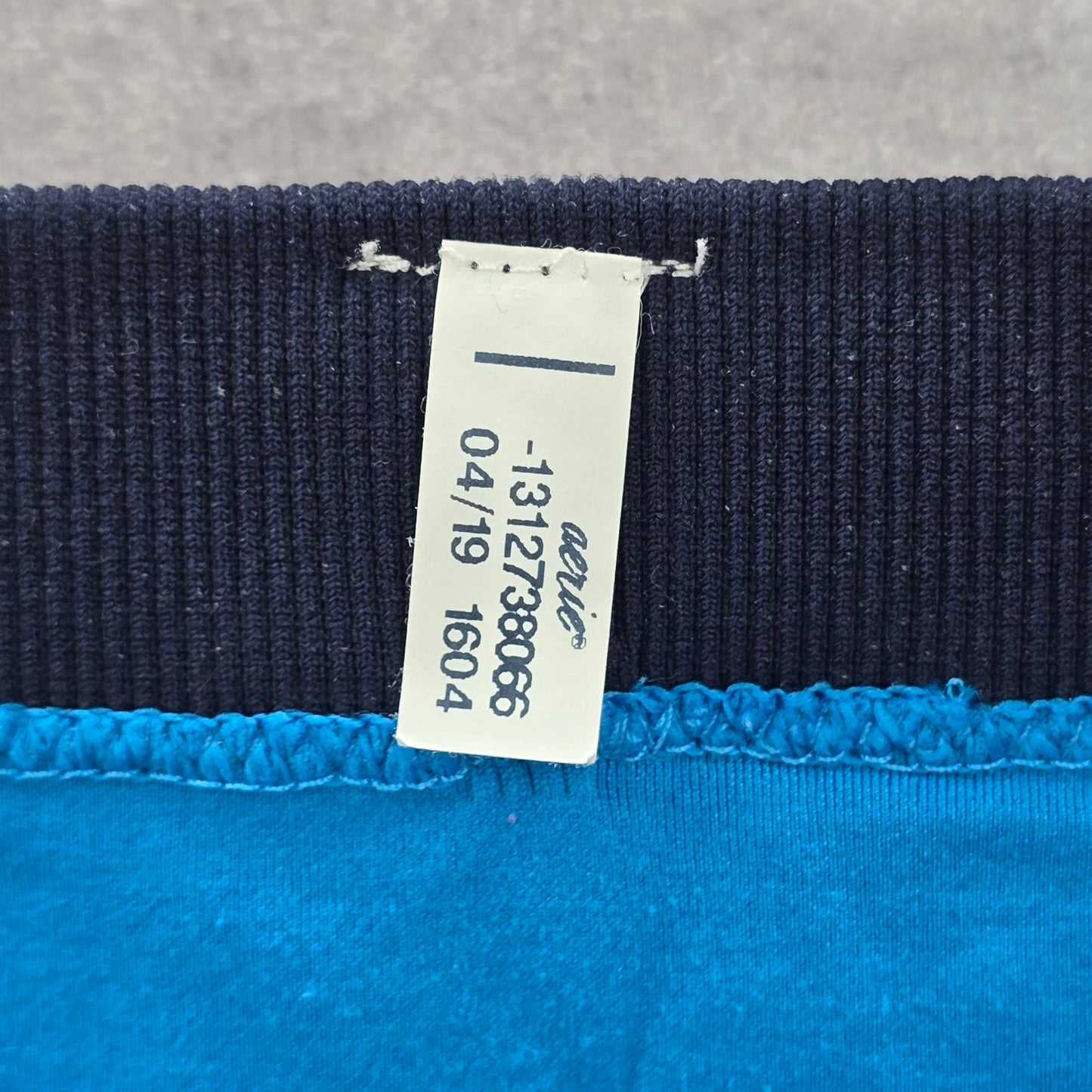 Aerie Blue Stripe Bikini Bottoms Swimwear Medium