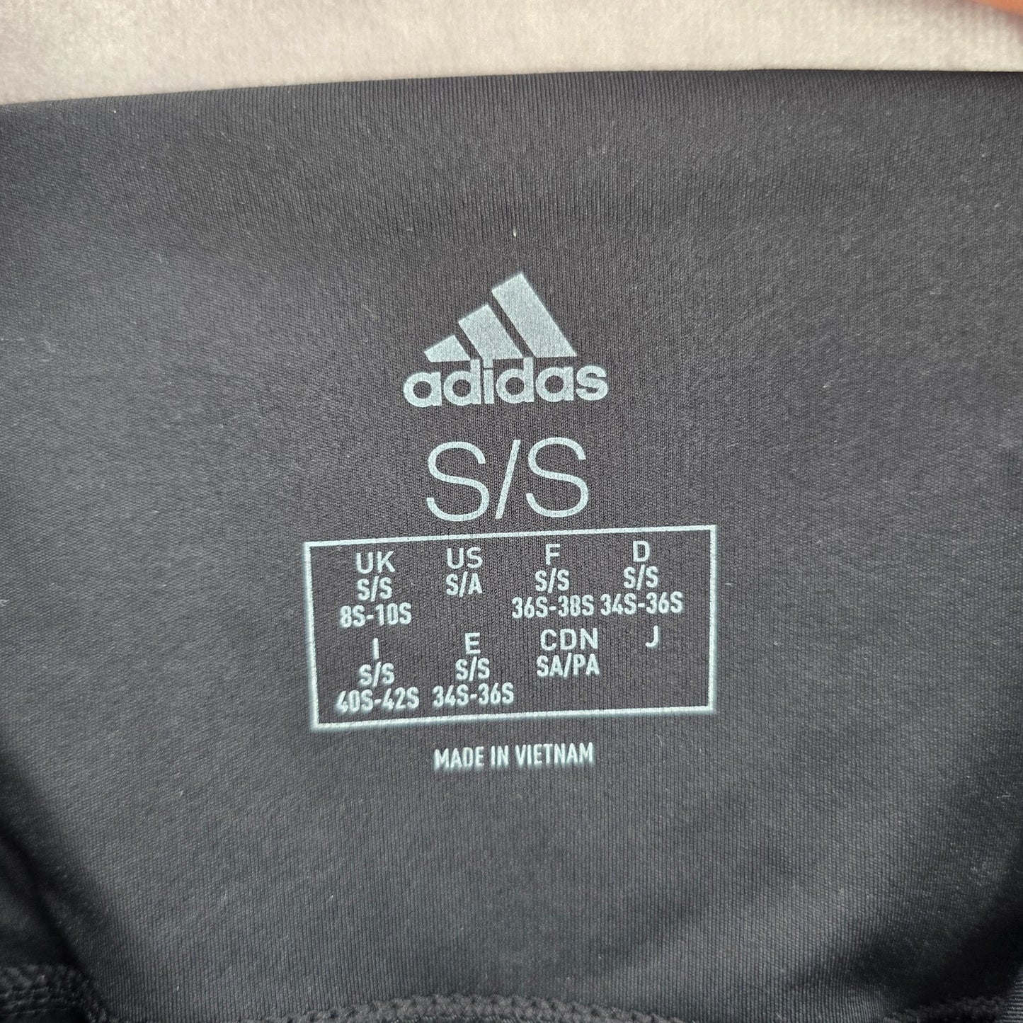 Adidas Black Compression Athletic Stretch Active Pants Shorts Small