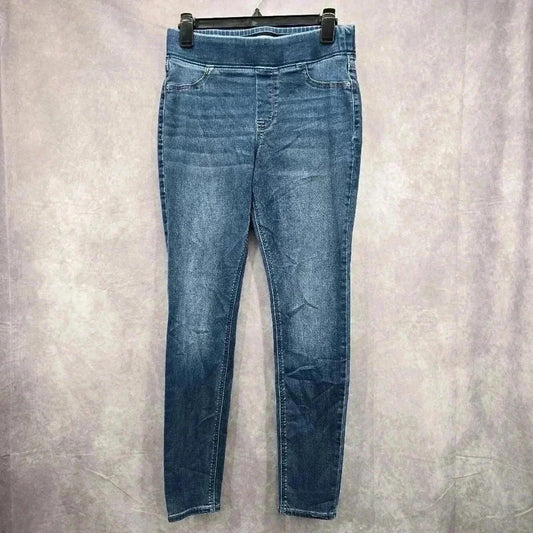 Old Navy Rockstar Blue Jeans Denim Pants Super Skinny Mid Rise Jeggings Size 6