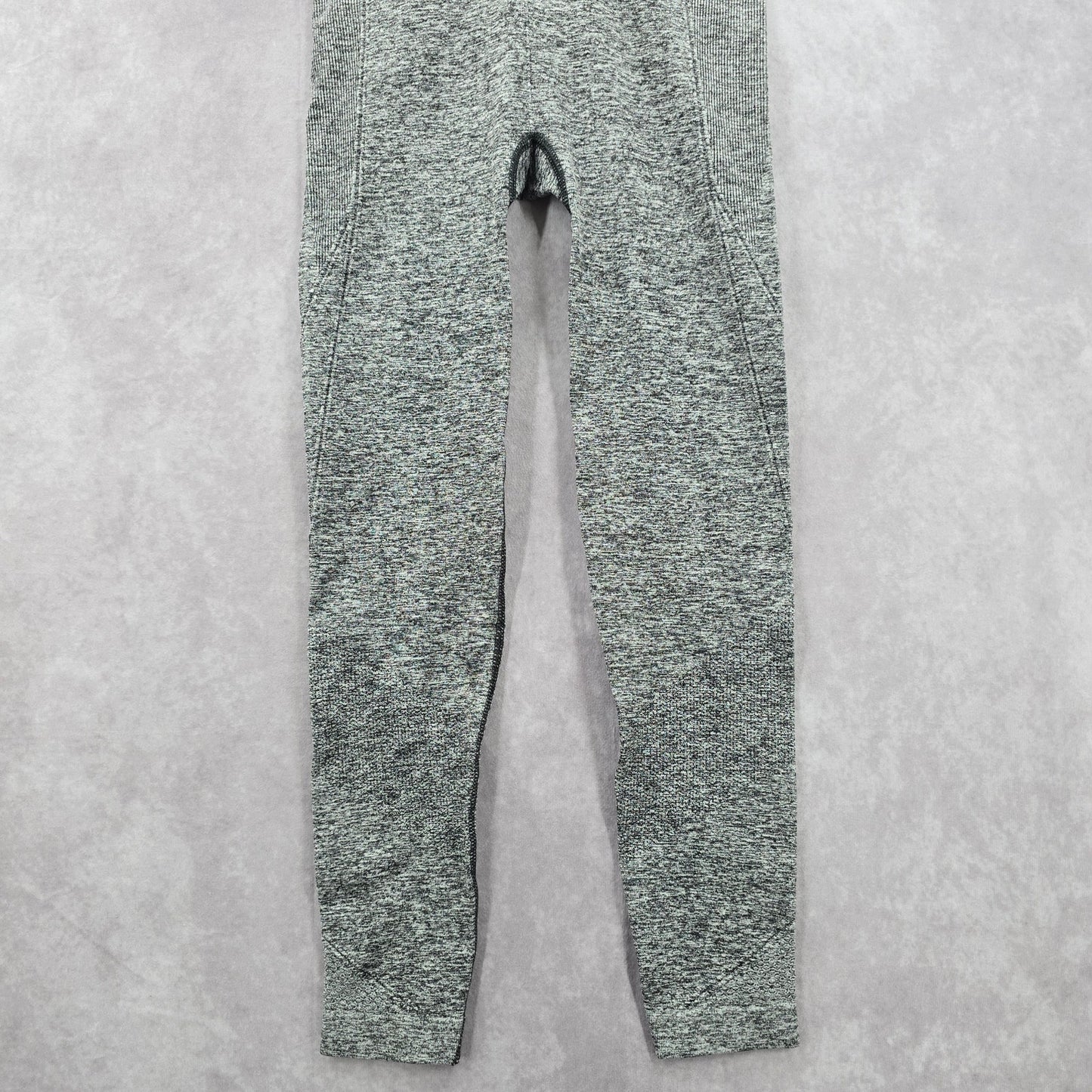 All in Motion Gray Black Seamless High Waisted Leggings Pants Bottom Extra Small