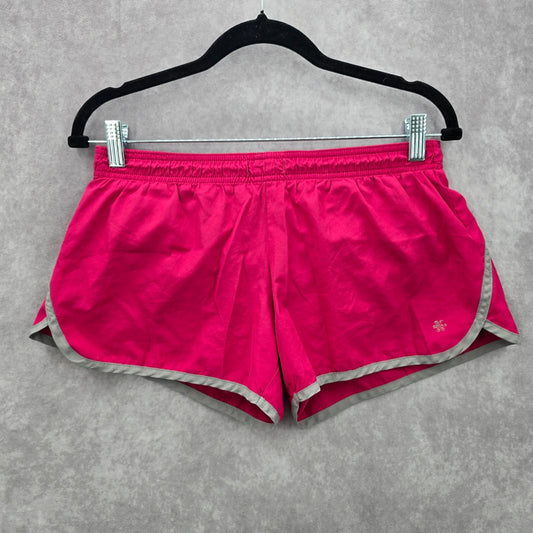 Old Navy Pink Gray Athletic Running Yoga Activewear Shorts Pants Bottoms Small