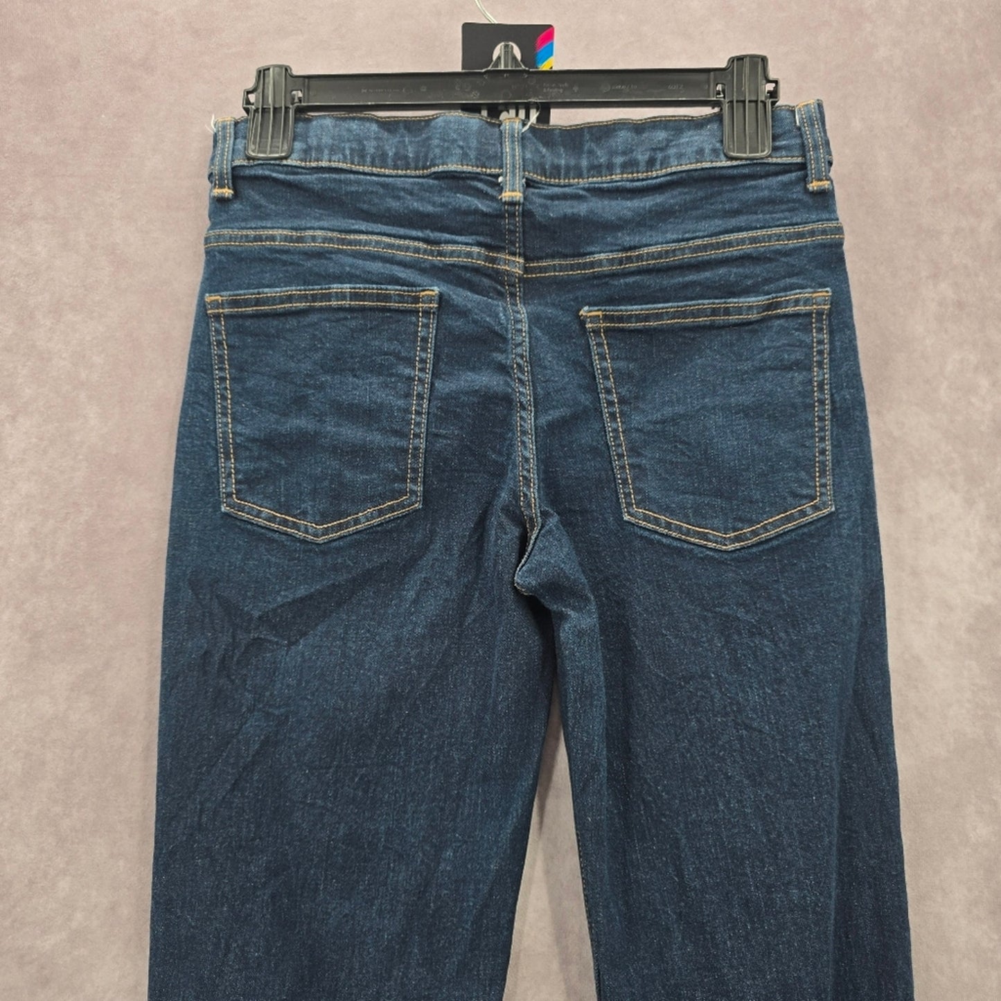 061. There Abouts Blue Straight Skinny Fit Denim Pants Jeans 16