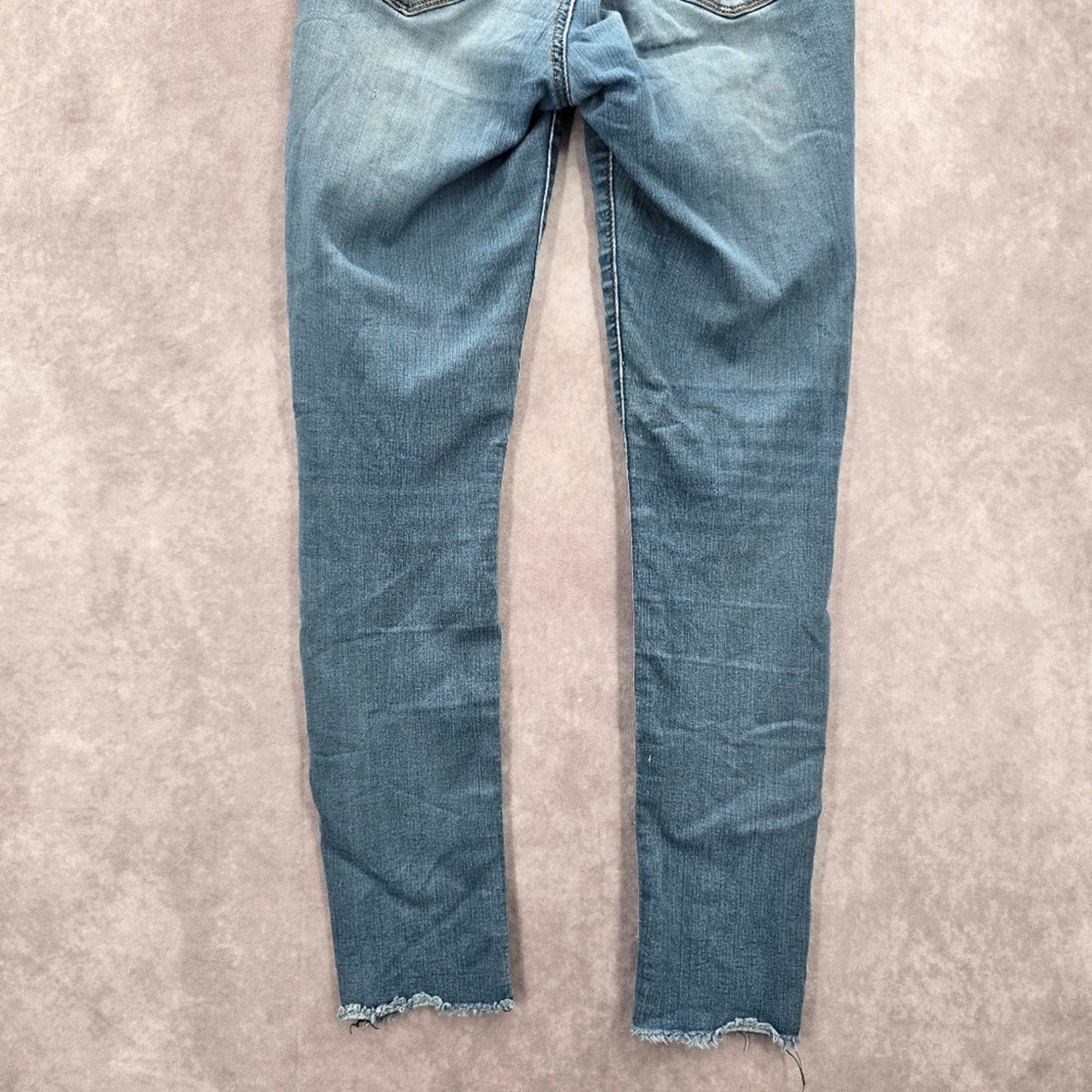 063. S.O.N.G Perfect High Rise Skinny Ankle Grazer Blue Denim Jeans 3/26