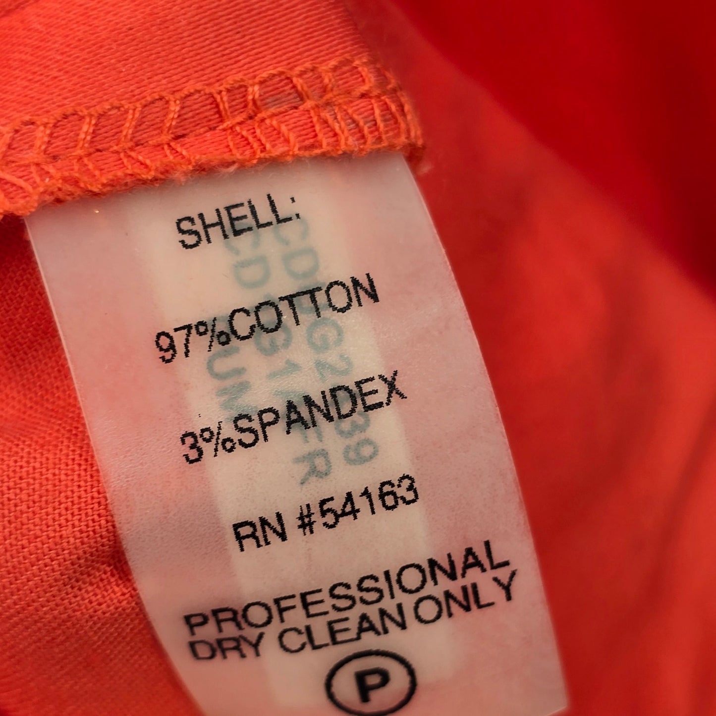 Calvin Klein Orange Sleeveless Layer Knee Length Dress Large 12