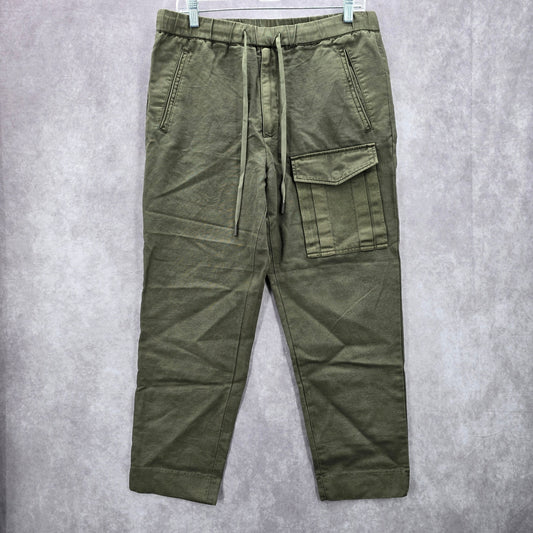 Armani Exchange Green Pullon Cargo Straight Tapered Pants 31