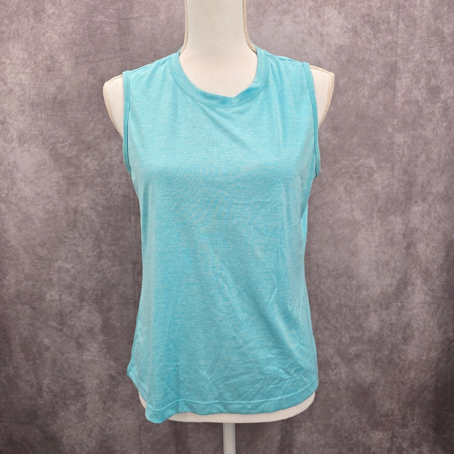 Avia Blue Muscle Sports Performance Activewear Top Small