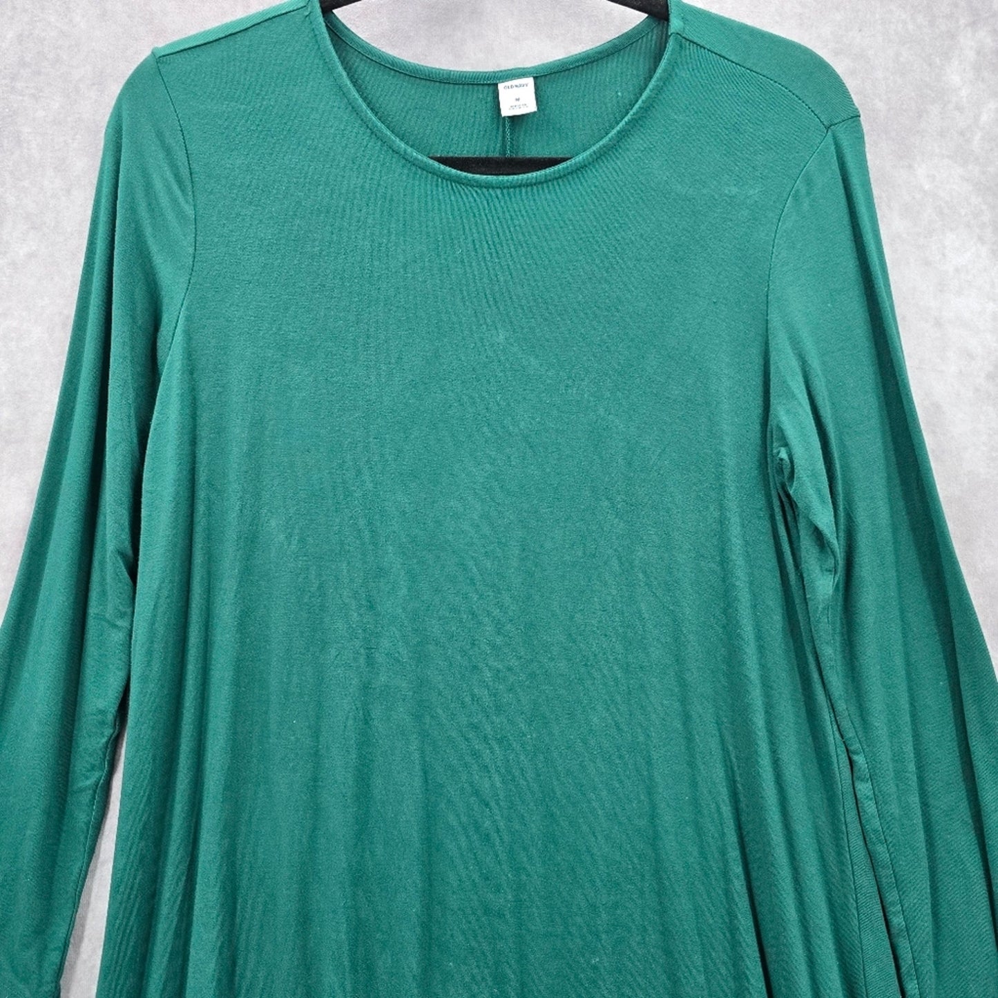 050. Old Navy Green Long Sleeve Dress Flare Dress Medium