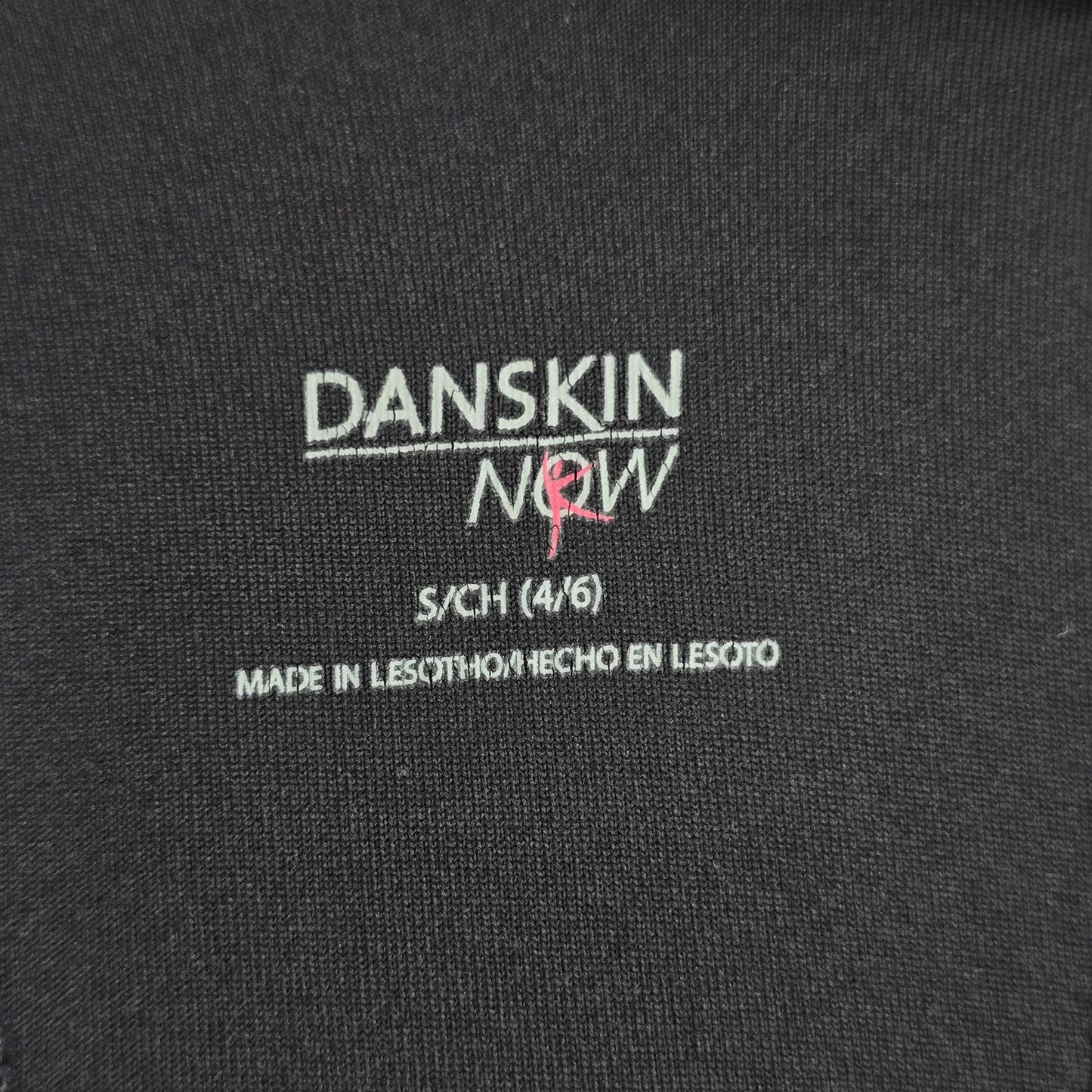 Danskin Now Black Crisscross Sleeveless Racerback Activewear Tank Top Small
