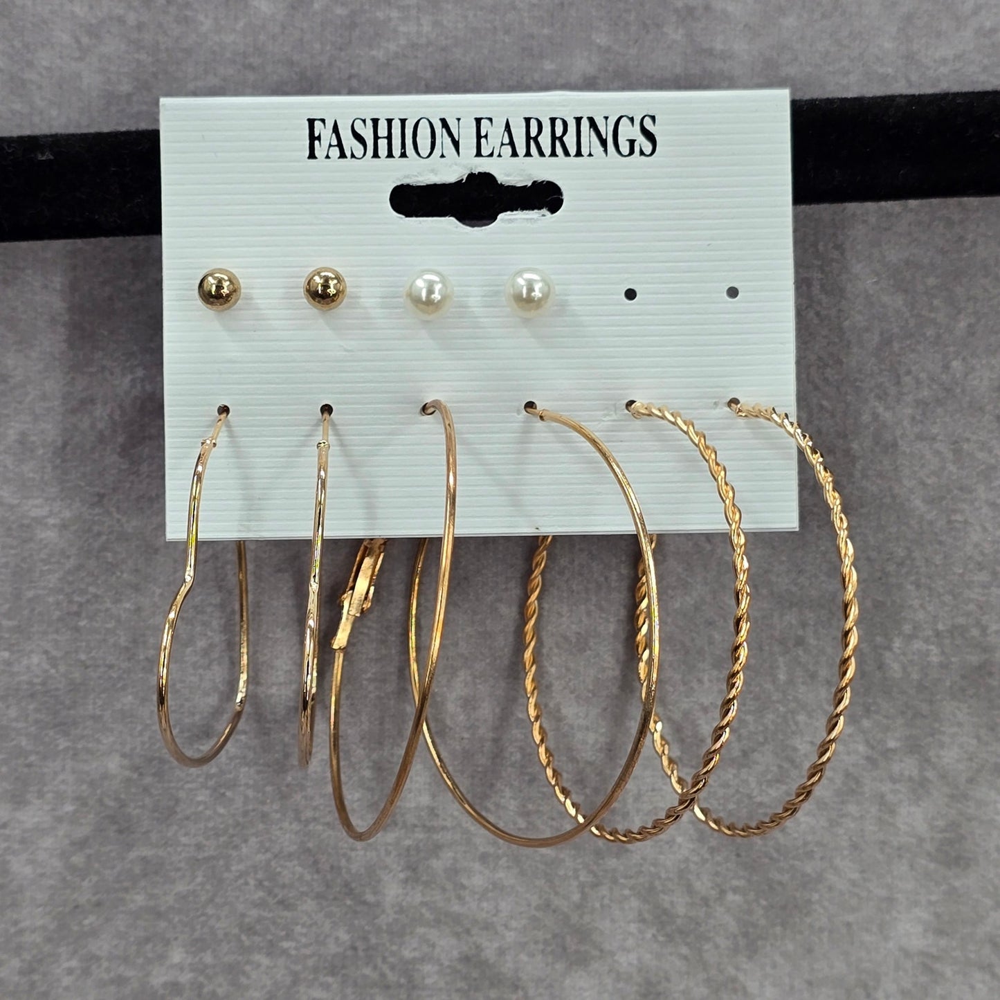 Gold Pearl Hoop Stud Swirl Heart Dangle Fashion Jewelry Earrings NWT JB2-24