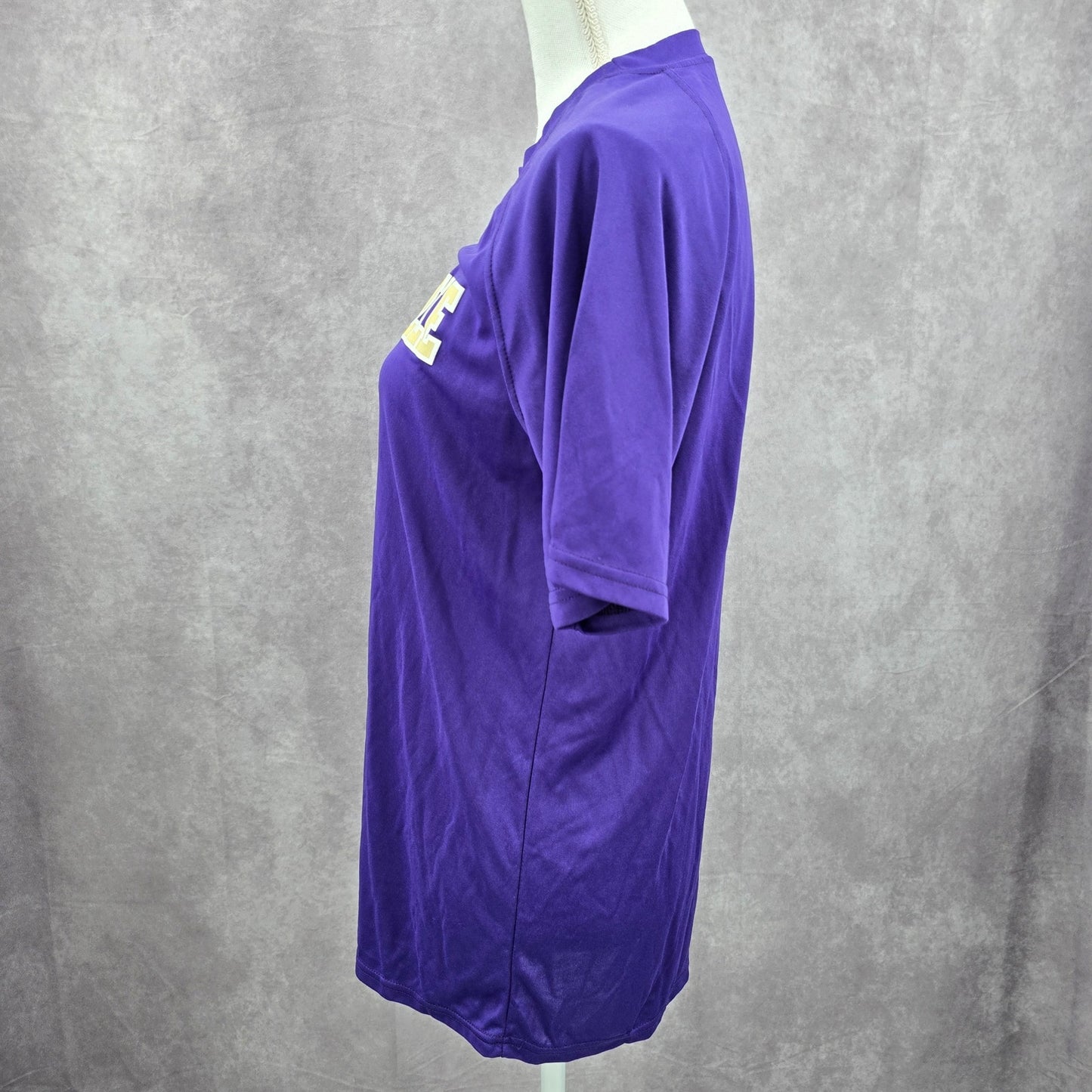 Augusta Sportswear Purple Active Short Sleeve Cartersville Tshirt Top Small