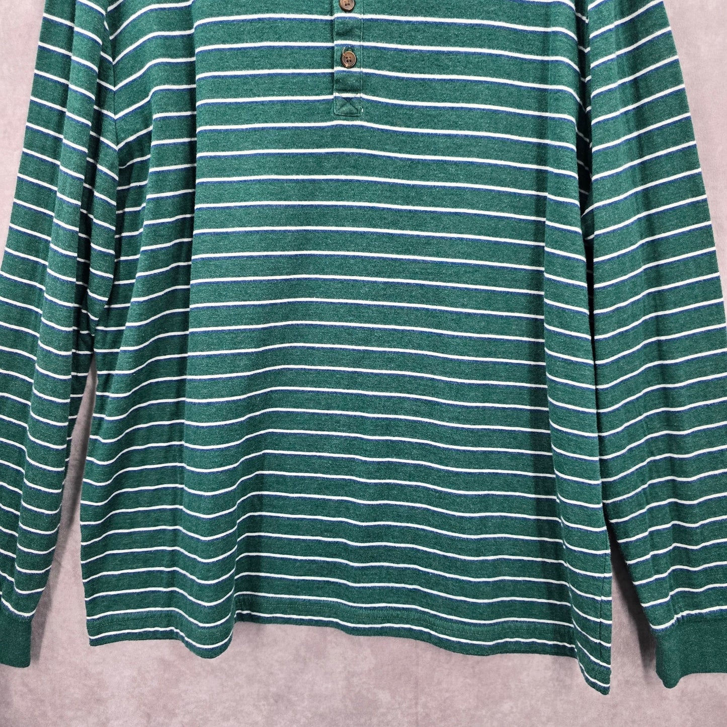 165. St John's Bay Green Long Sleeve Sweater Top Mens Plus XXL