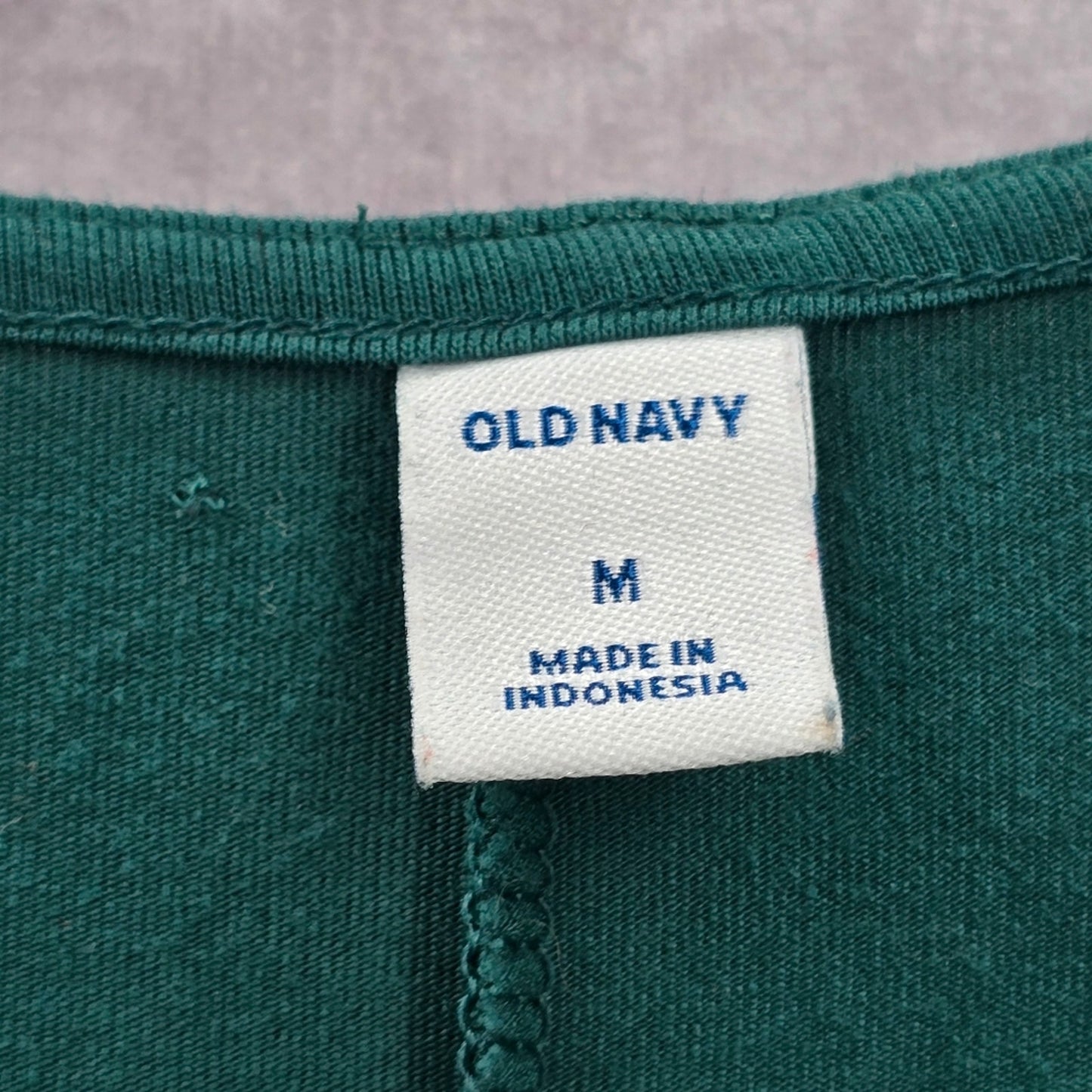 050. Old Navy Green Long Sleeve Dress Flare Dress Medium