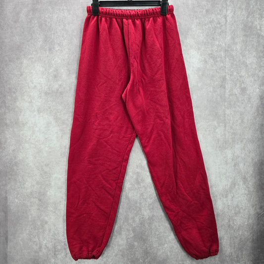 Red Oak Red Pullon Trousers Jogger Cotton Sweatpants Fleece Bottom Pants S Small
