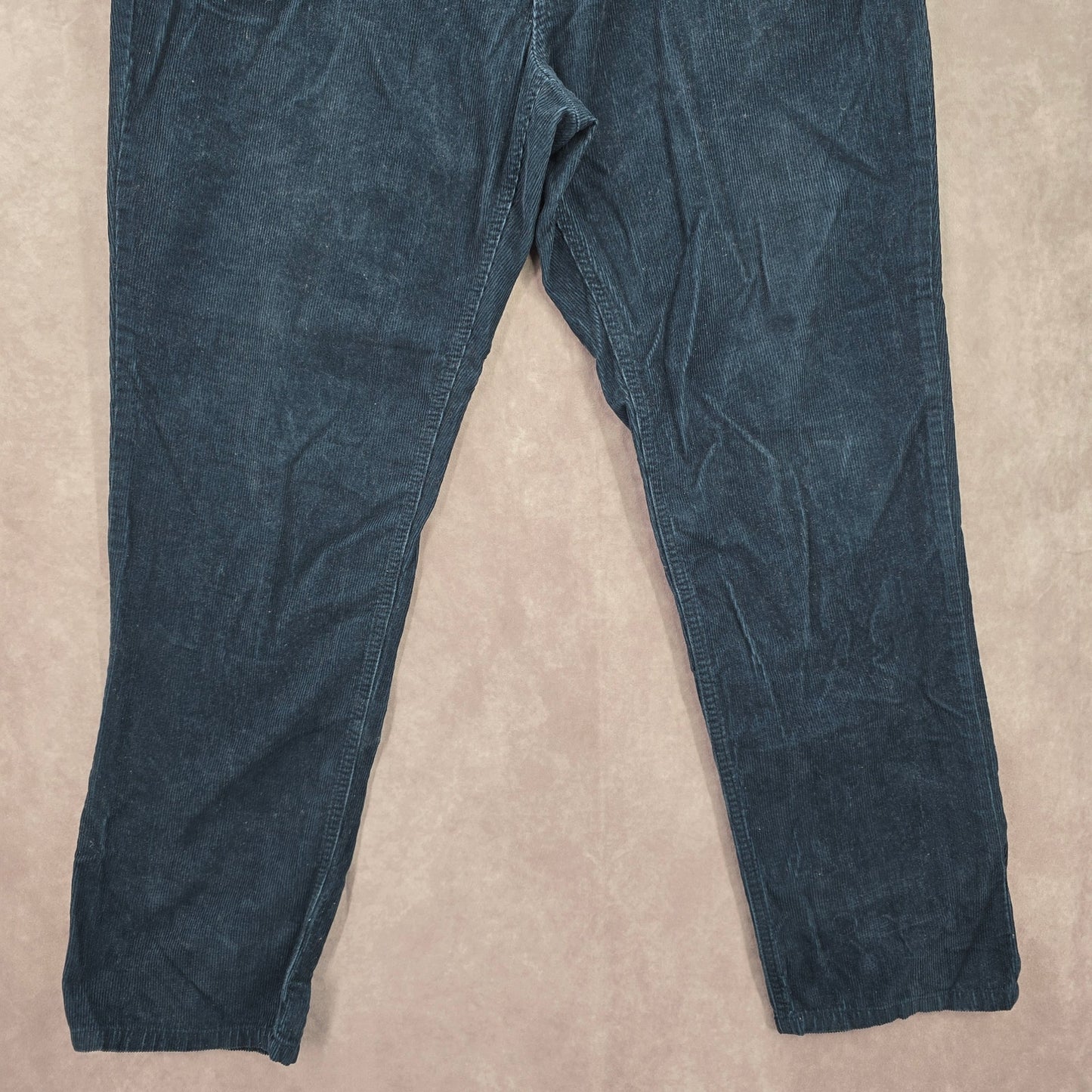 Tommy Hilfiger Blue Corduroy Vintage Preppy Pants Formal Bottoms Men's 36x30