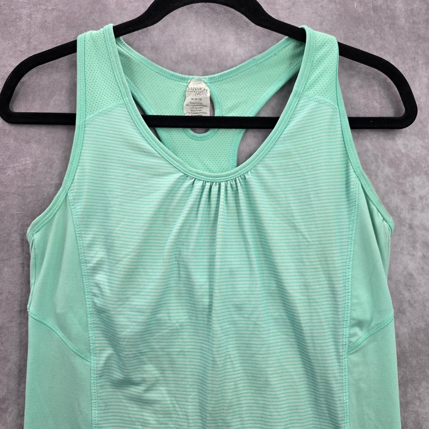 Danskin Now Mint Green Performance Athletic Activewear Tank Top Medium
