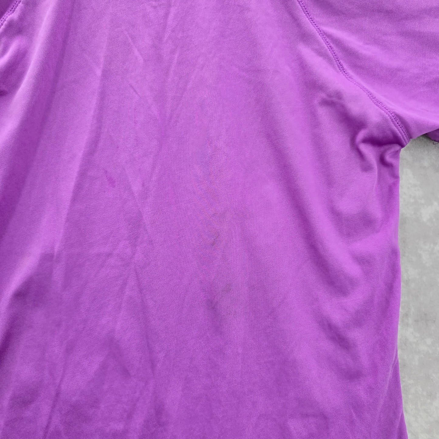 Purple Active Athleticwear Performance Running Jogger Short Sleeve Top Large