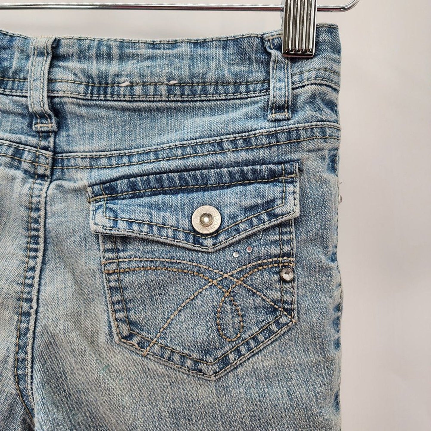 Arizona Jean Company Blue Bermuda Girls Shorts Jeans Pants Size 5 Regular