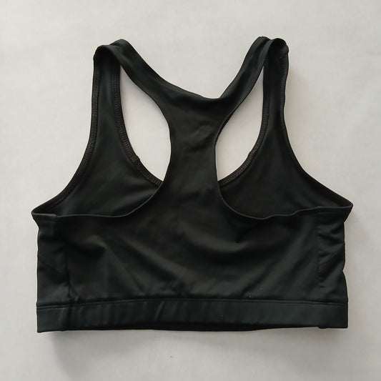 Black Y2K VTG Sports Bra Activewear Crisscross Yoga Fitness Workout Top Large