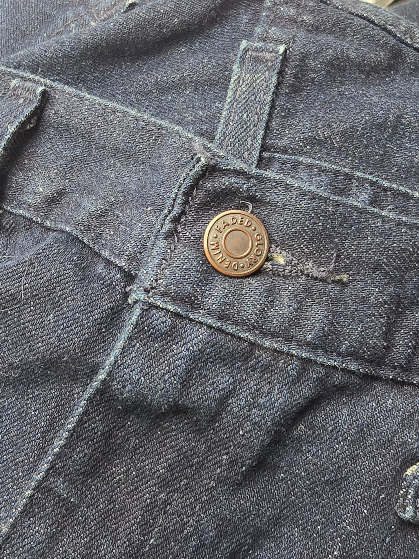 Faded Glory Blue Y2K Work Utility Cowboy Mens Straight Fit 34X30 Denim Jeans