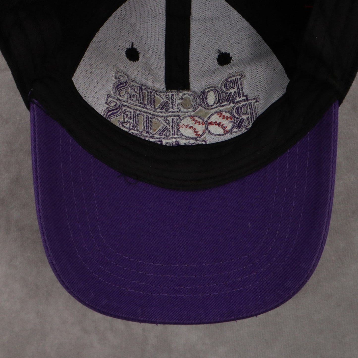 Toyota Rockies Rookies Kids Fan Club Black Snap Back Purple Baseball Cap Hat