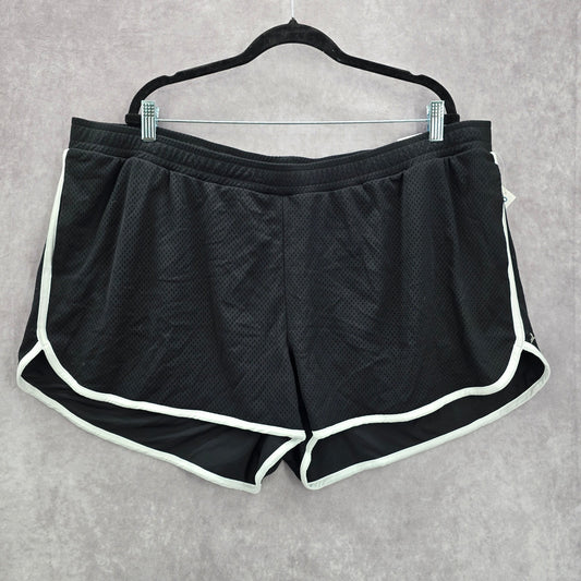 Old Navy Black Active Mid Rise Active Sports Pants Shorts Plus XXL