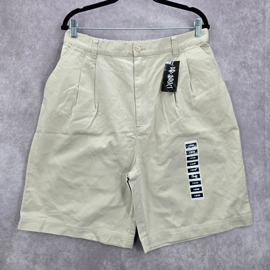 PBX Basics Khaki Tan Pullon Cargo Bermuda Pants Shorts Plus 16W