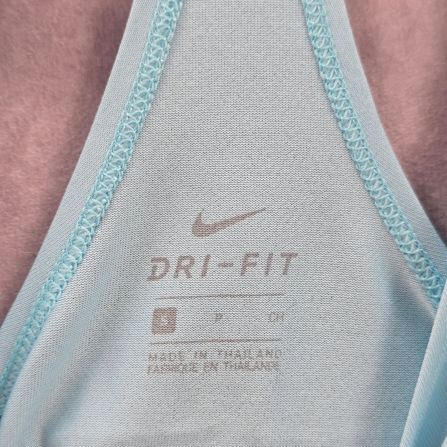 Nike Dri Fit Blue Racerback Athletic Active Sports Tank Top Small