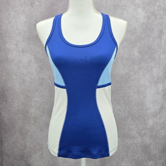 Grand Slam Blue Racerback Activewear Streetwear Tank Top Small