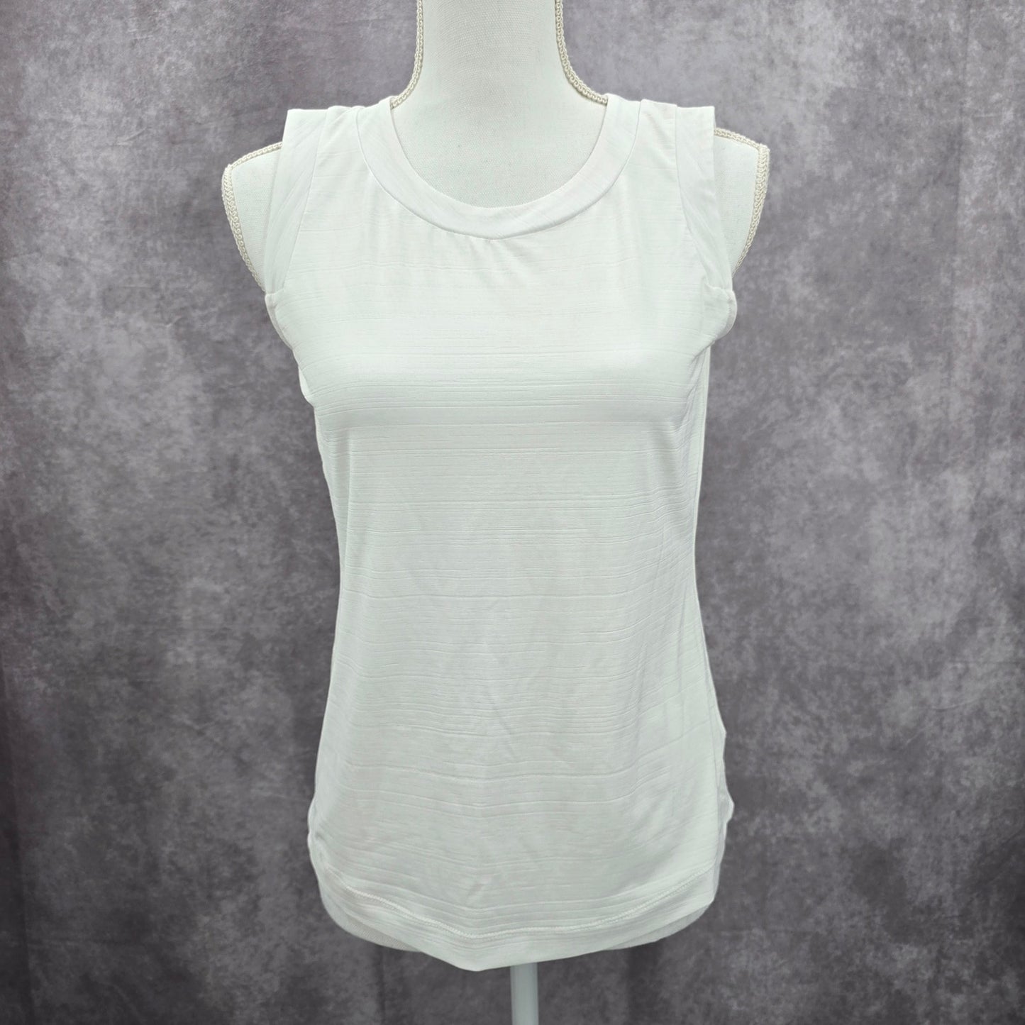 Talbots White Sportswear UPF 50+ Protection Active Tank Top Small Petite SP