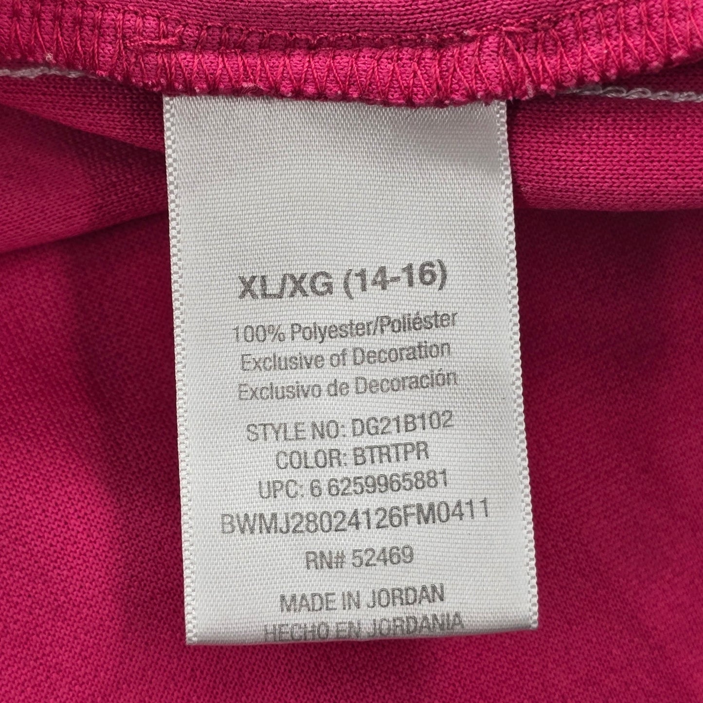 Danskin Now Pink White Athletic Running Activewear Shorts Pants Bottoms XL