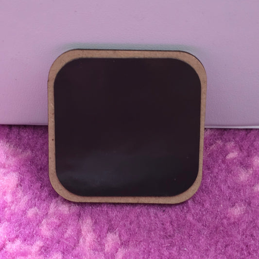 Beauty Within Skeleton Handmade Square Refrigerator Magnet