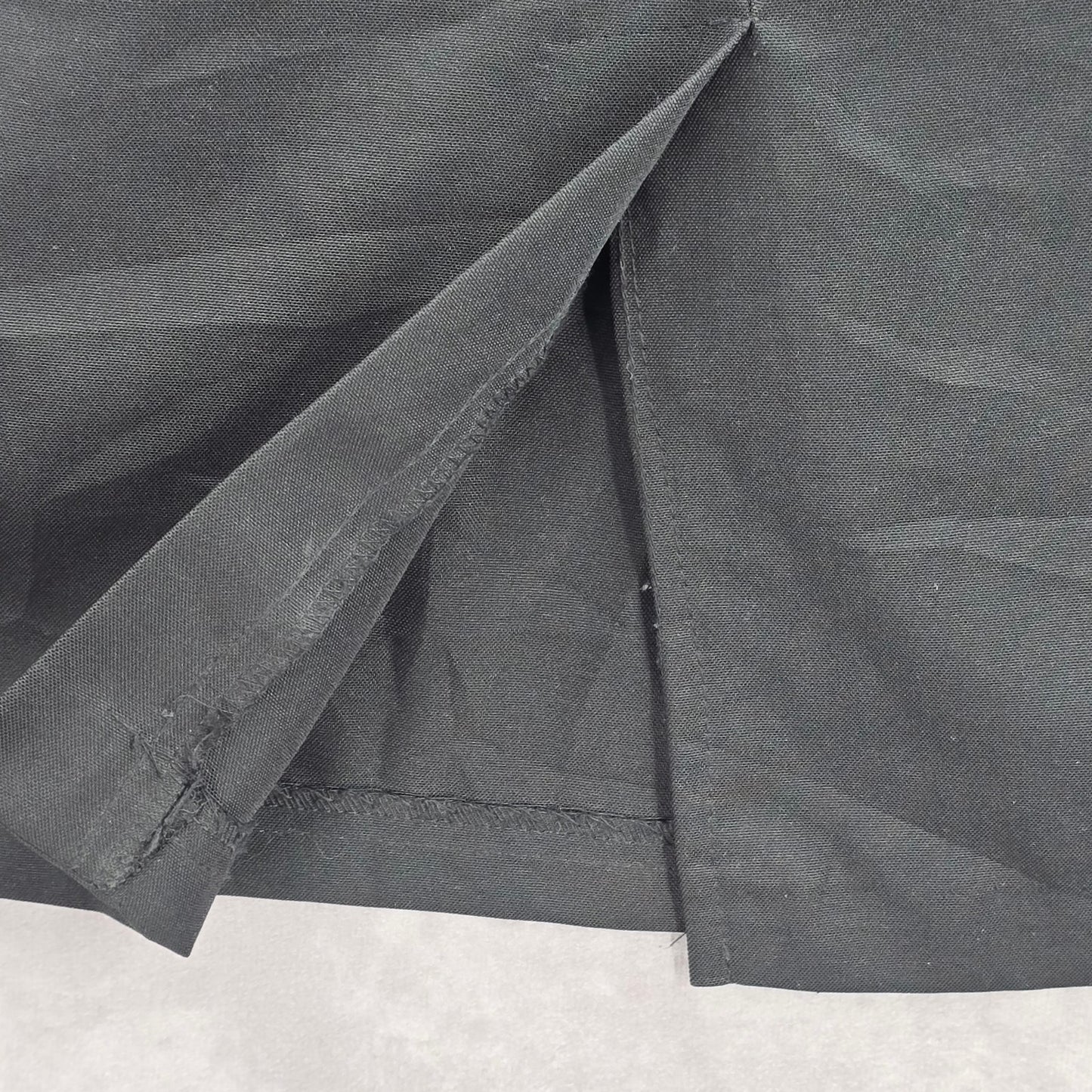 Black Pull On Knee Length Elastic Office Corporate Church Classic Skirt Size 14