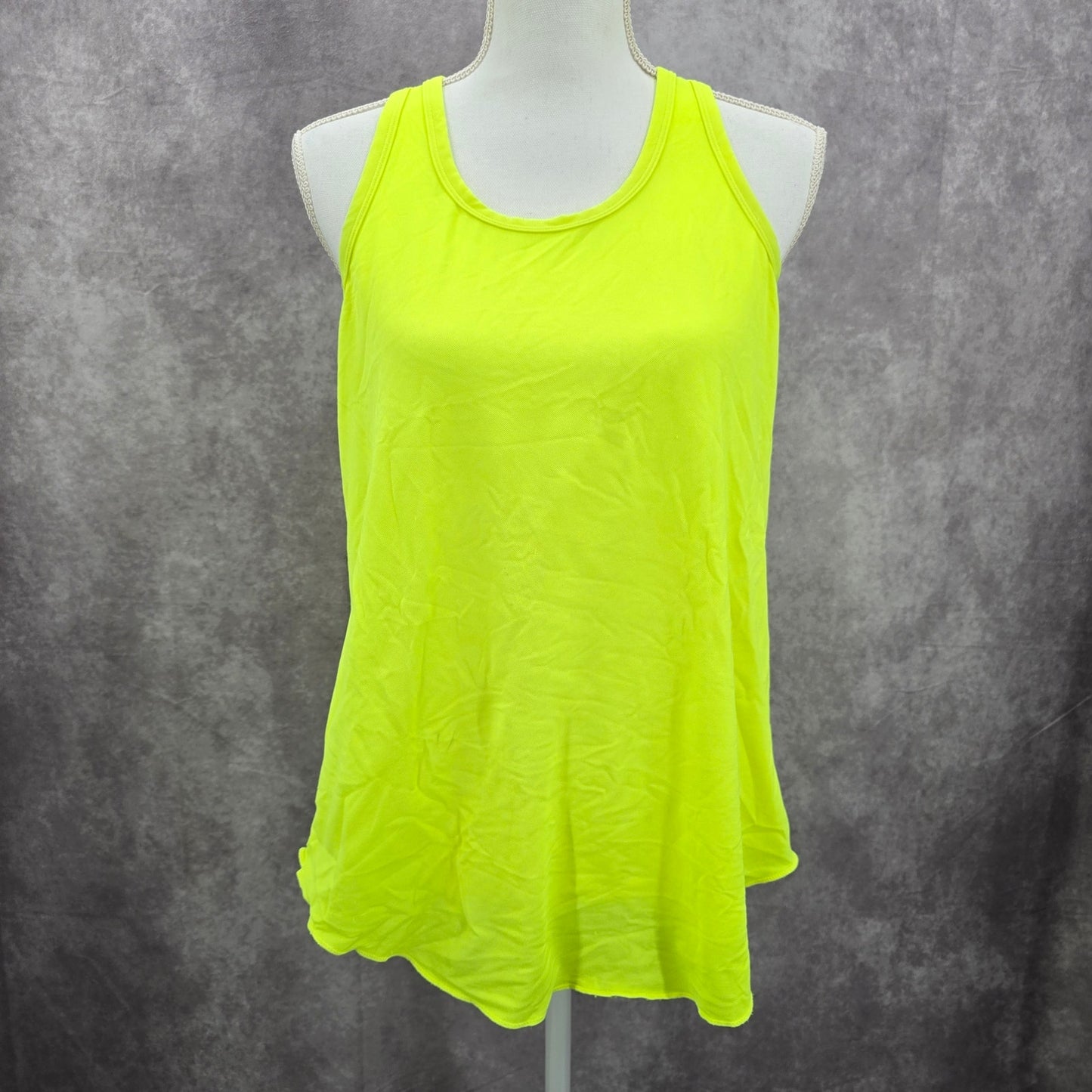 Surf Style Green Racerback Sports Activewear Tank Top Small
