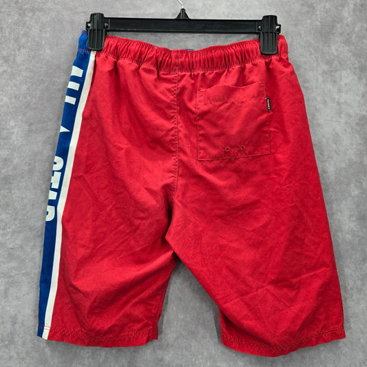 Converse Red Blue All Star Board Swim Shorts Boys Kids Youth Large