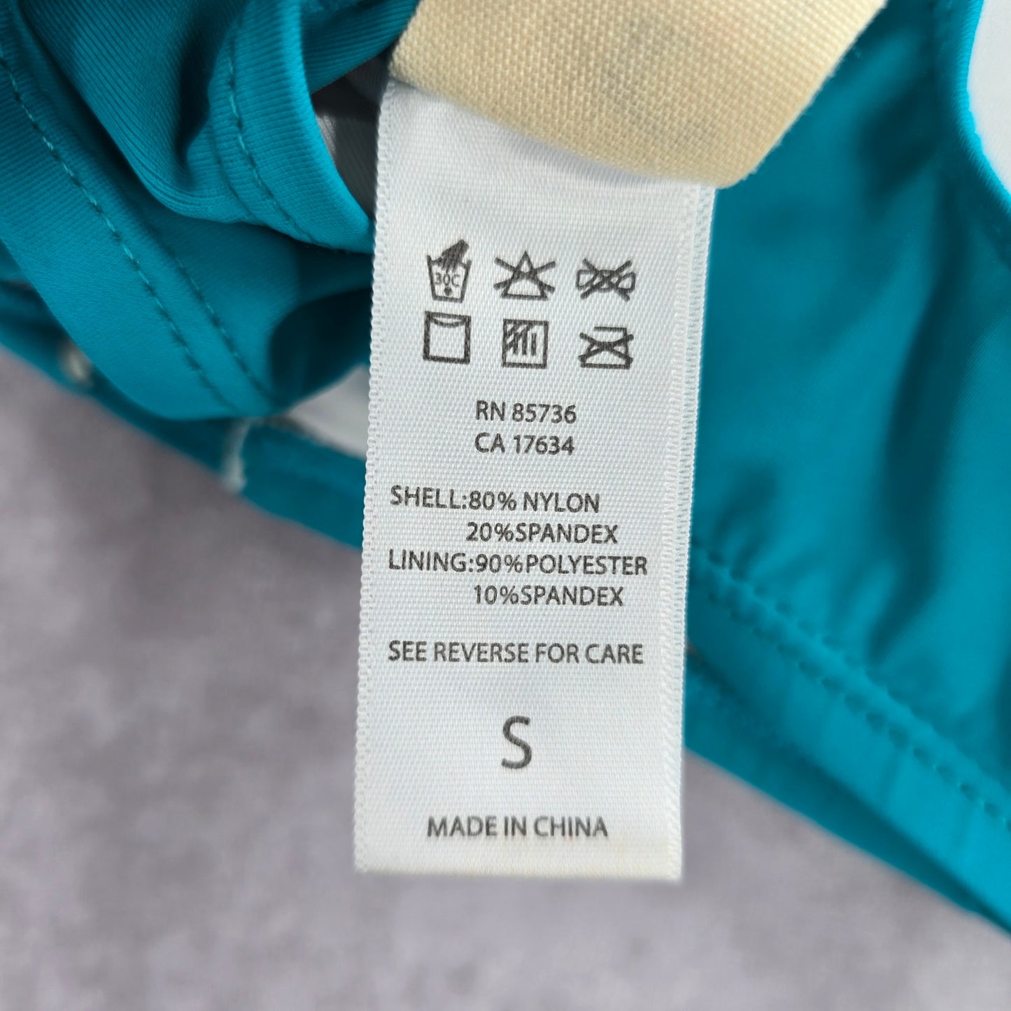 Urban Sea Green Cutout Racerback Padded Swimwear Bikini Sports Bra S Small