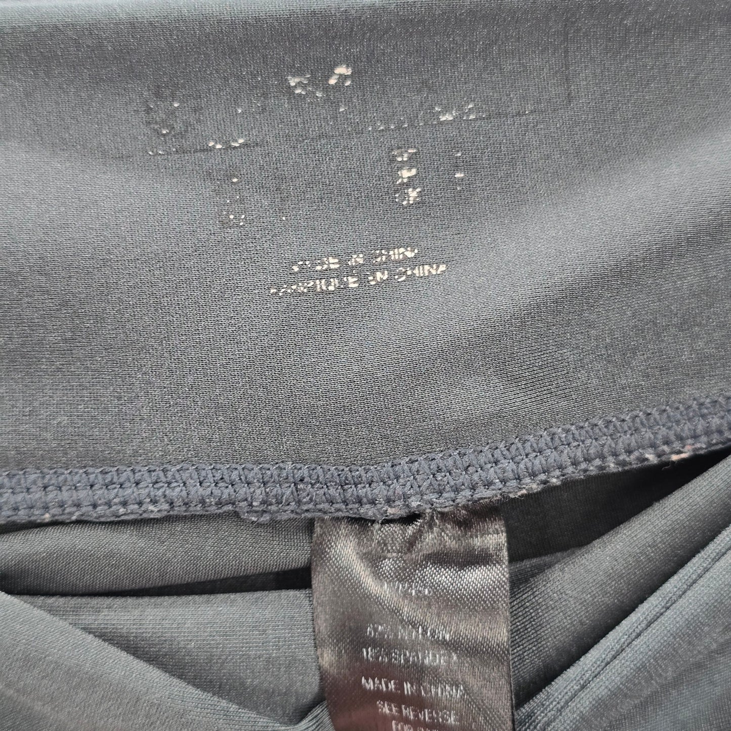 Gray Pink Active Crop Capri Stretch Sports Bottoms Leggings Pants L Large