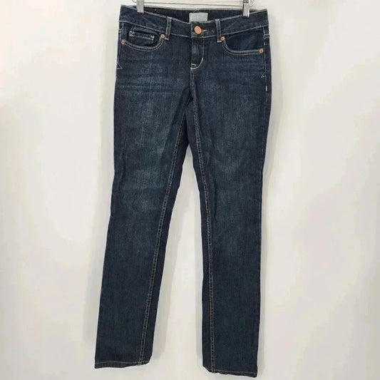 Aeropostale 1987 Bayla Skinny Dark Blue Jeans Girls Youth Pants Size 0 Short