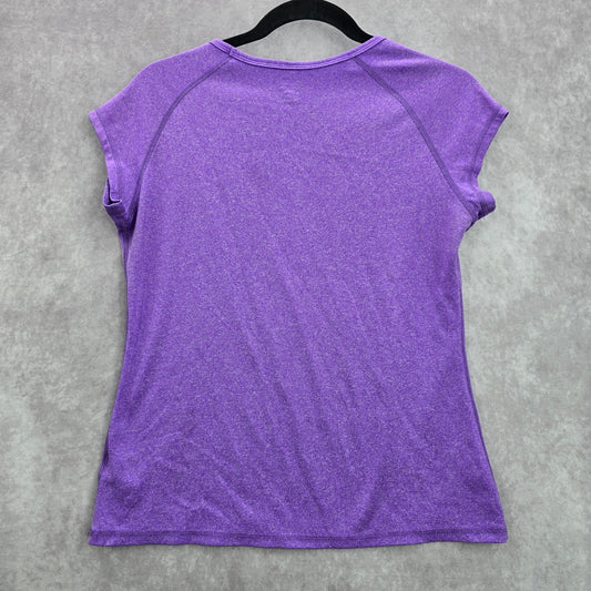 Champion Purple Performance Short Sleeve Athletic Activewear Tshirt Medium