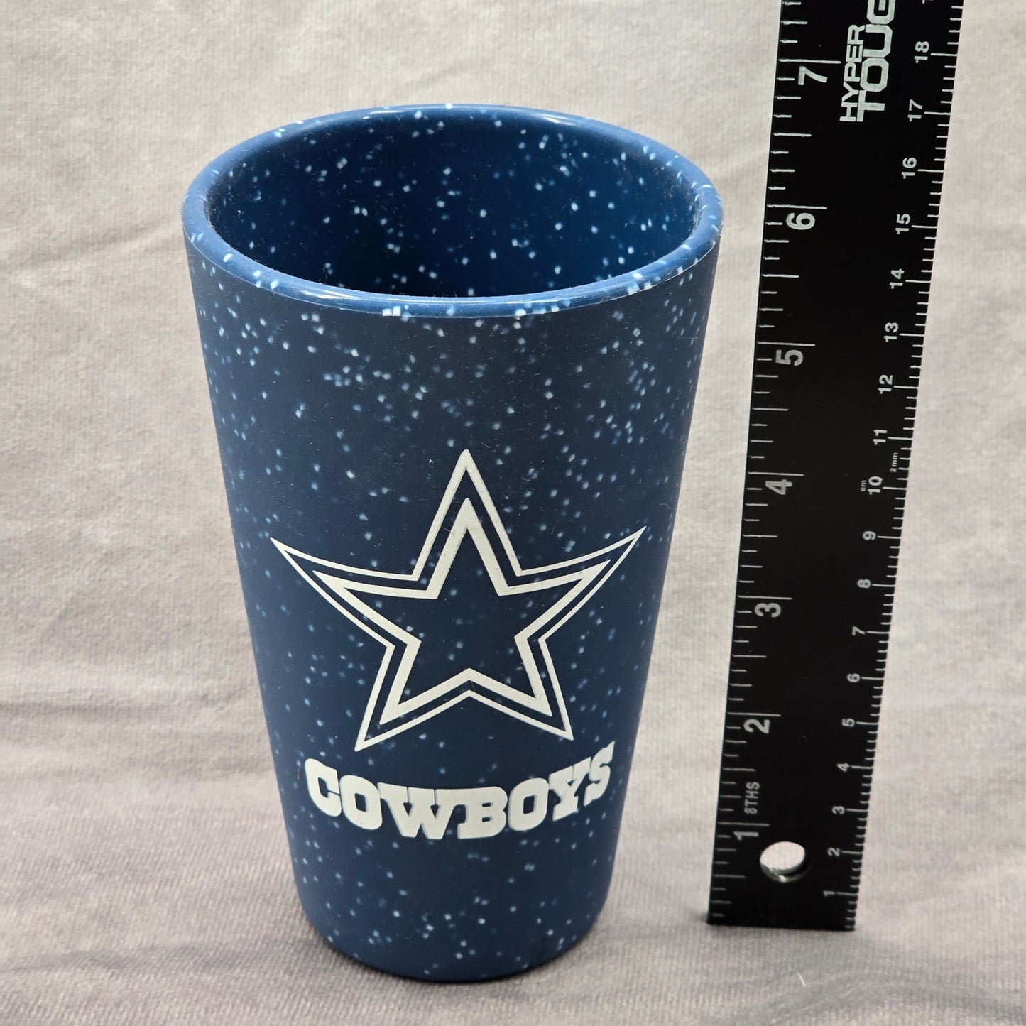 Sili Blue Dallas Cowboys Fanatics Football Drink Silicone 16 OZ Pint Glass Cup