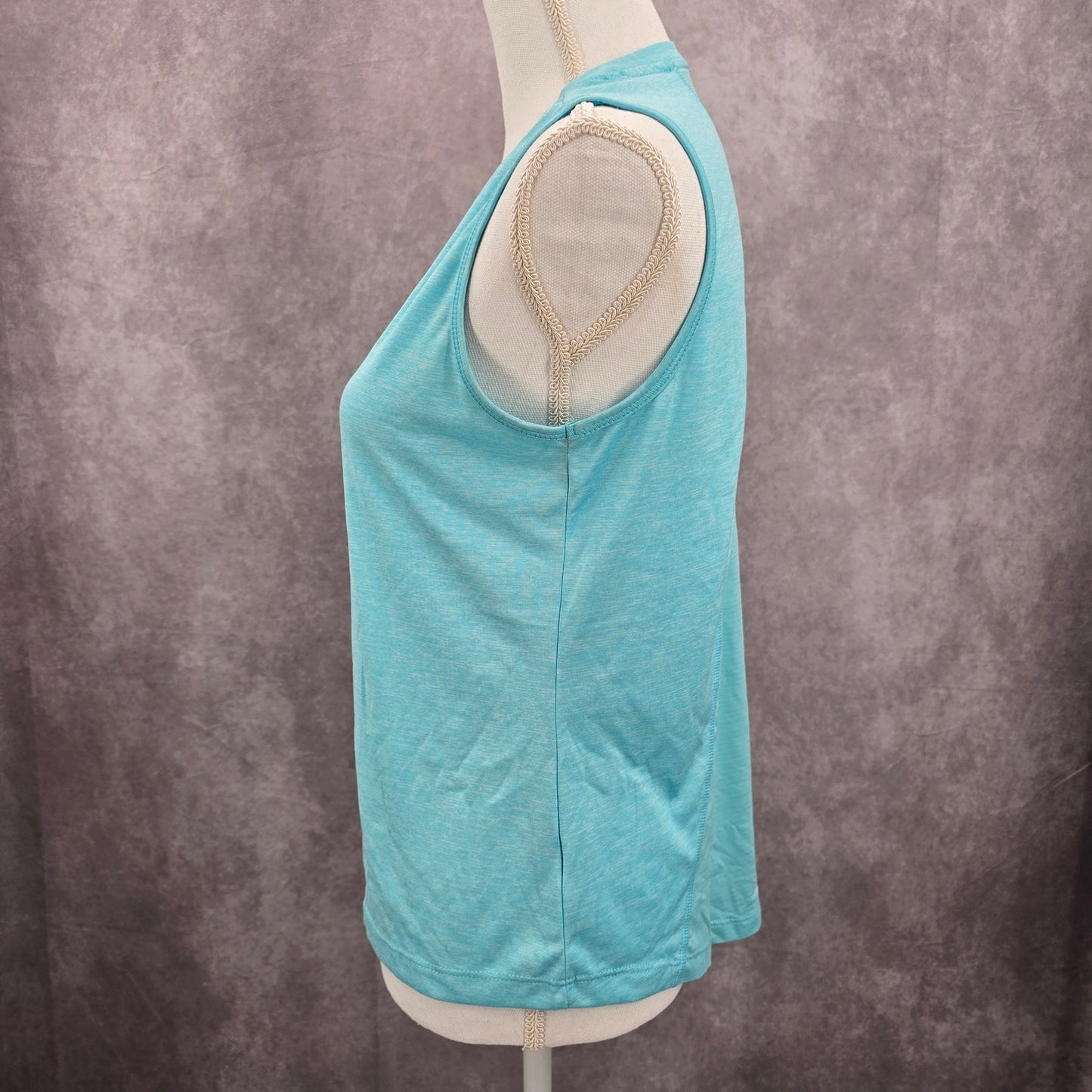 Avia Blue Muscle Sports Performance Activewear Top Small