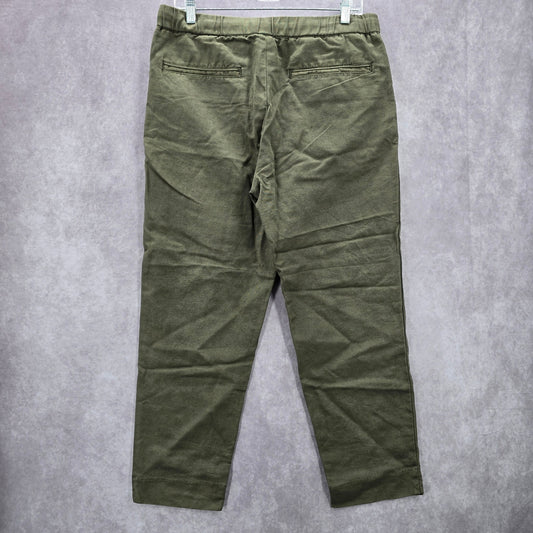 Armani Exchange Green Pullon Cargo Straight Tapered Pants 31