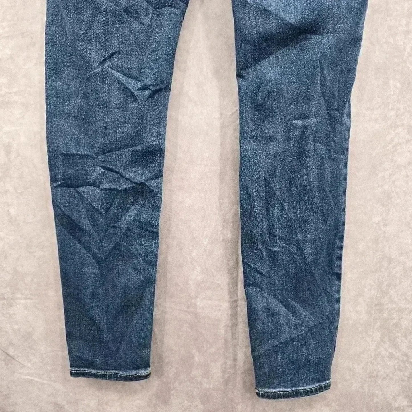 Old Navy Rockstar Blue Jeans Denim Pants Super Skinny Mid Rise Jeggings Size 6