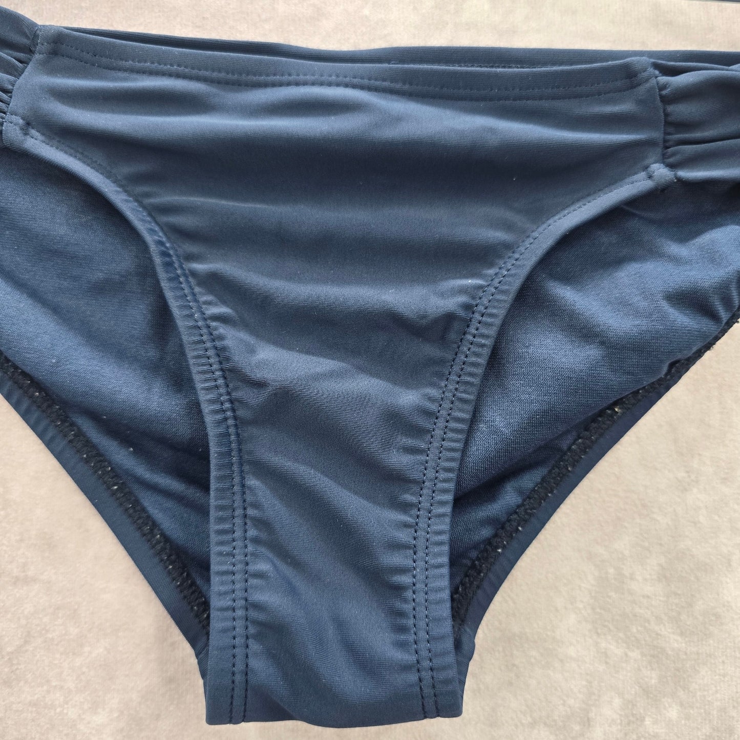 Hot Water Navy Blue Bikini Bottom Swimwear Small