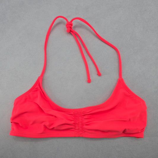 No Boundaries Orange Tie Bra Beach Bikini Bralette Swim Top S Small