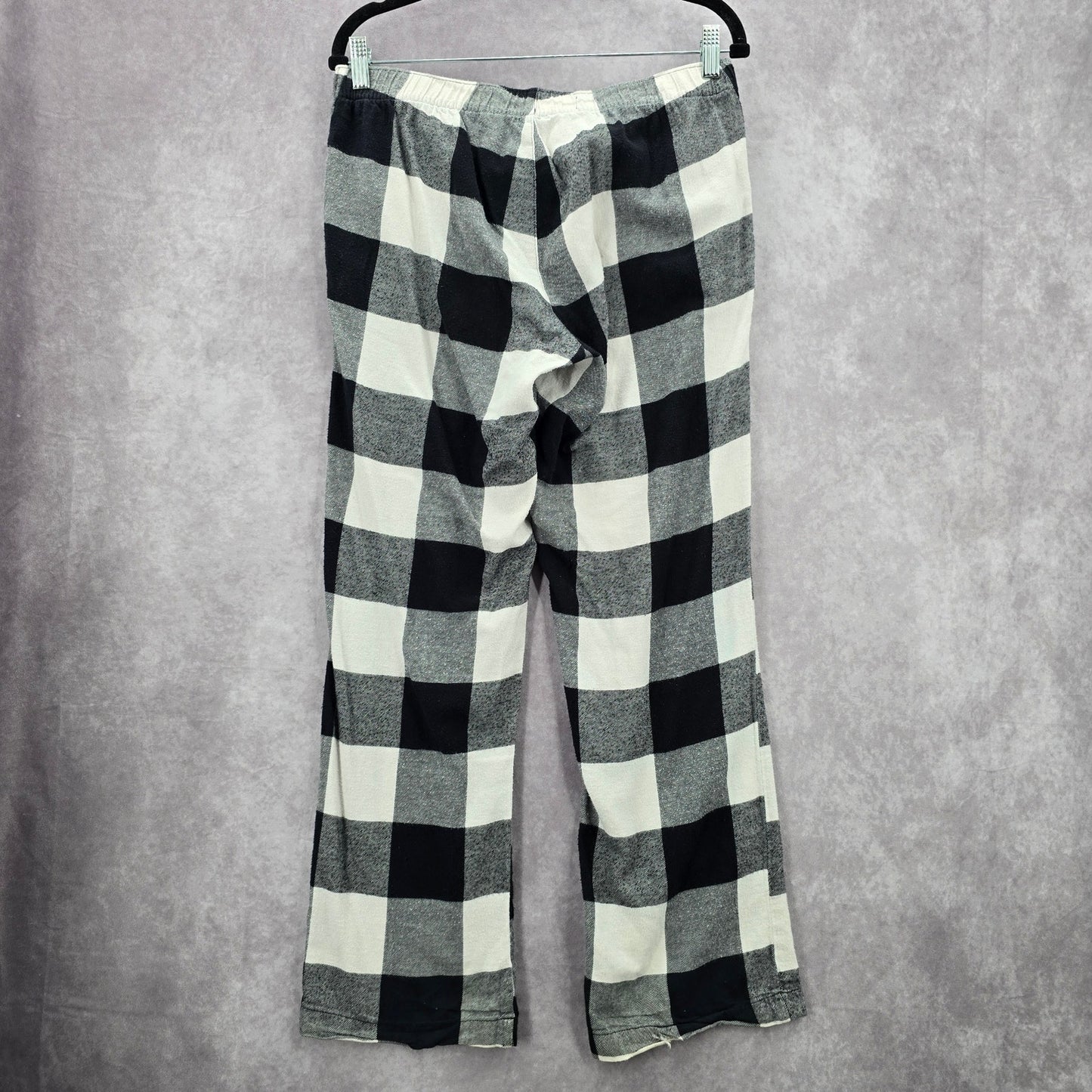 Old Navy Black White Gingham Maternity Lounge Pajama Bottoms Pants Small