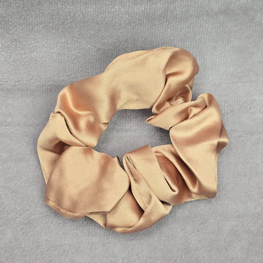 Gold Hair Accessories Scrunchie Hair Tie Hair Band Elastic Stretch Handmade SB24