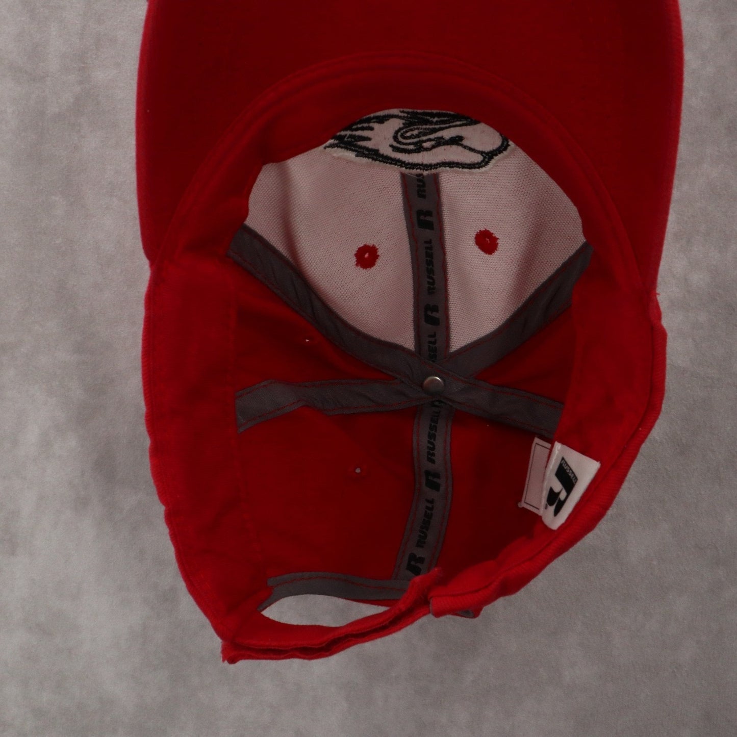 Russell Red Thunderbirds Athletic Cloth Strap College Sports Baseball Cap Hat