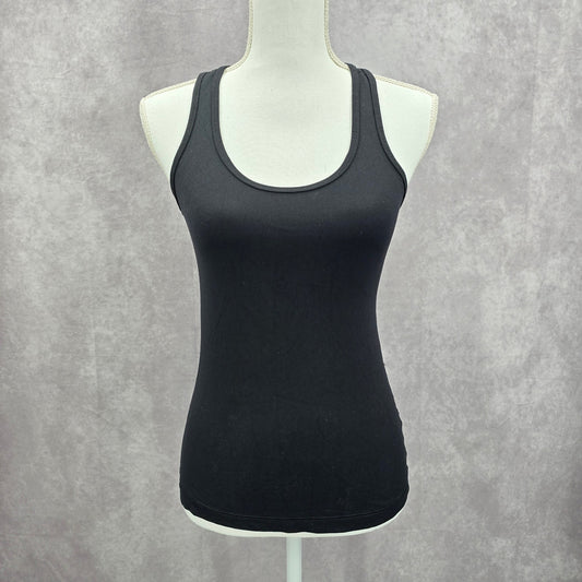 90 Degree by Reflex Black Racerback Activewear Sleeveless Tank Top XS